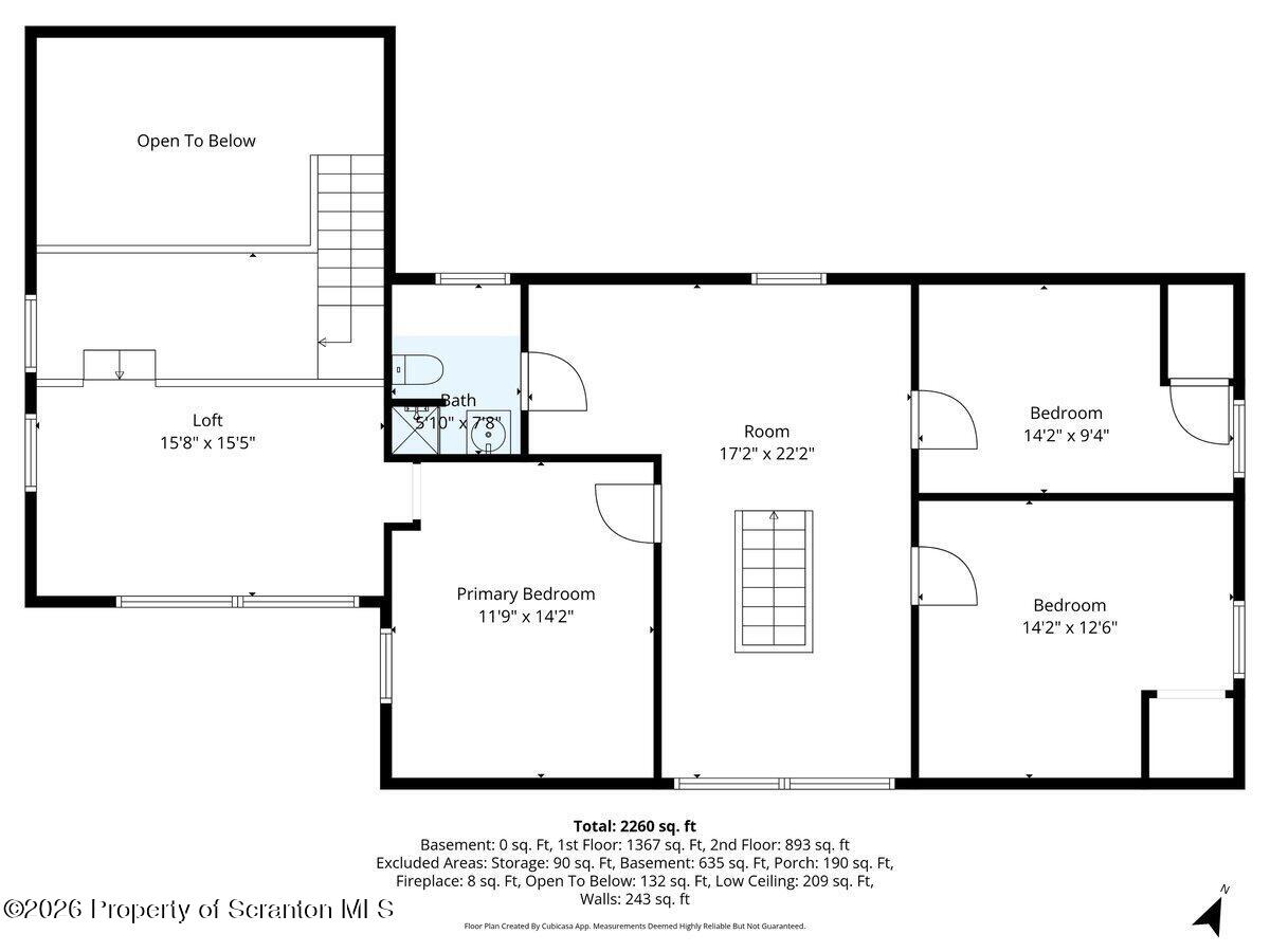 519 Sutton Road New Milford, PA 18834 - Photo 79 of 80 a picture of a floor plan