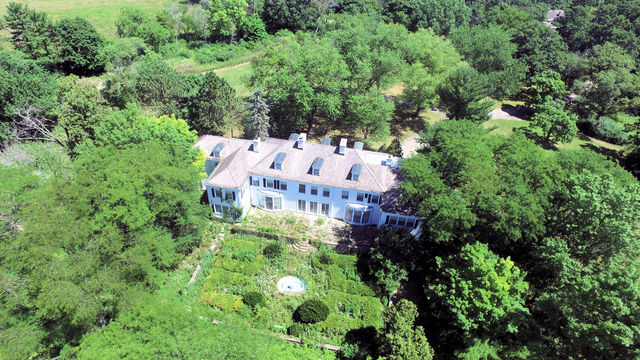 210 South Ridge Road Lake Forest, IL 60045 - Photo 5 of 22 an aerial view of a house with a yard