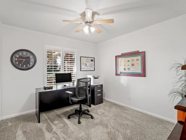 a view of a workspace with a window