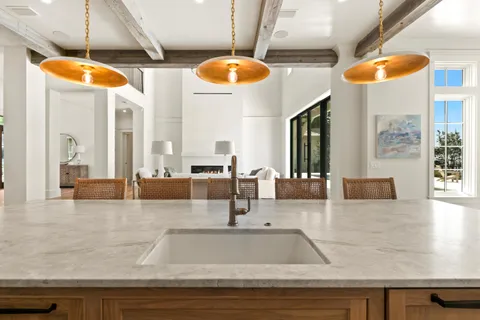 a bathroom with a shower and toilet