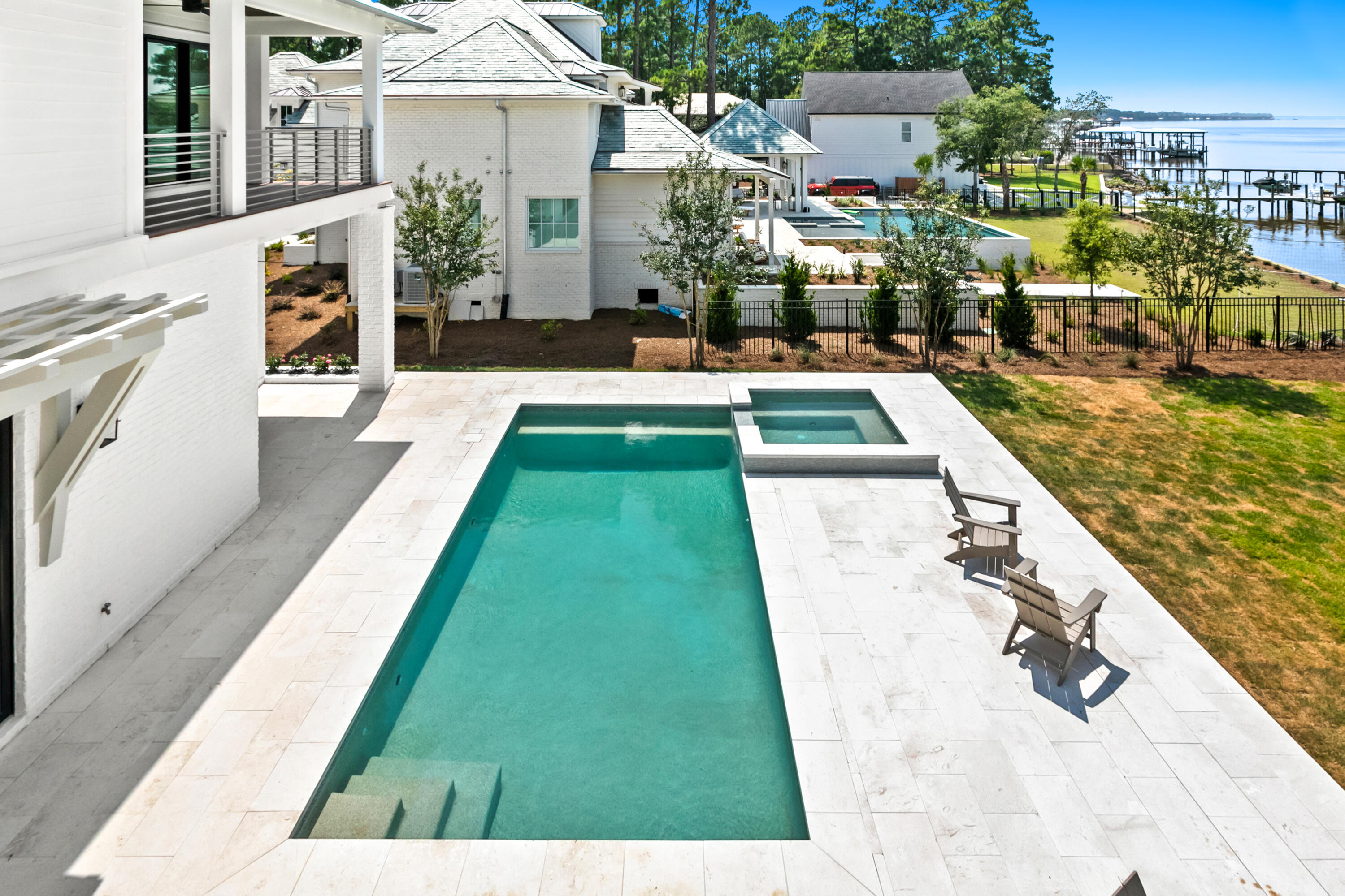 22 Carolyn Lane Santa Rosa Beach, FL 32459 - Photo 68 of 108 a view of a swimming pool with a patio