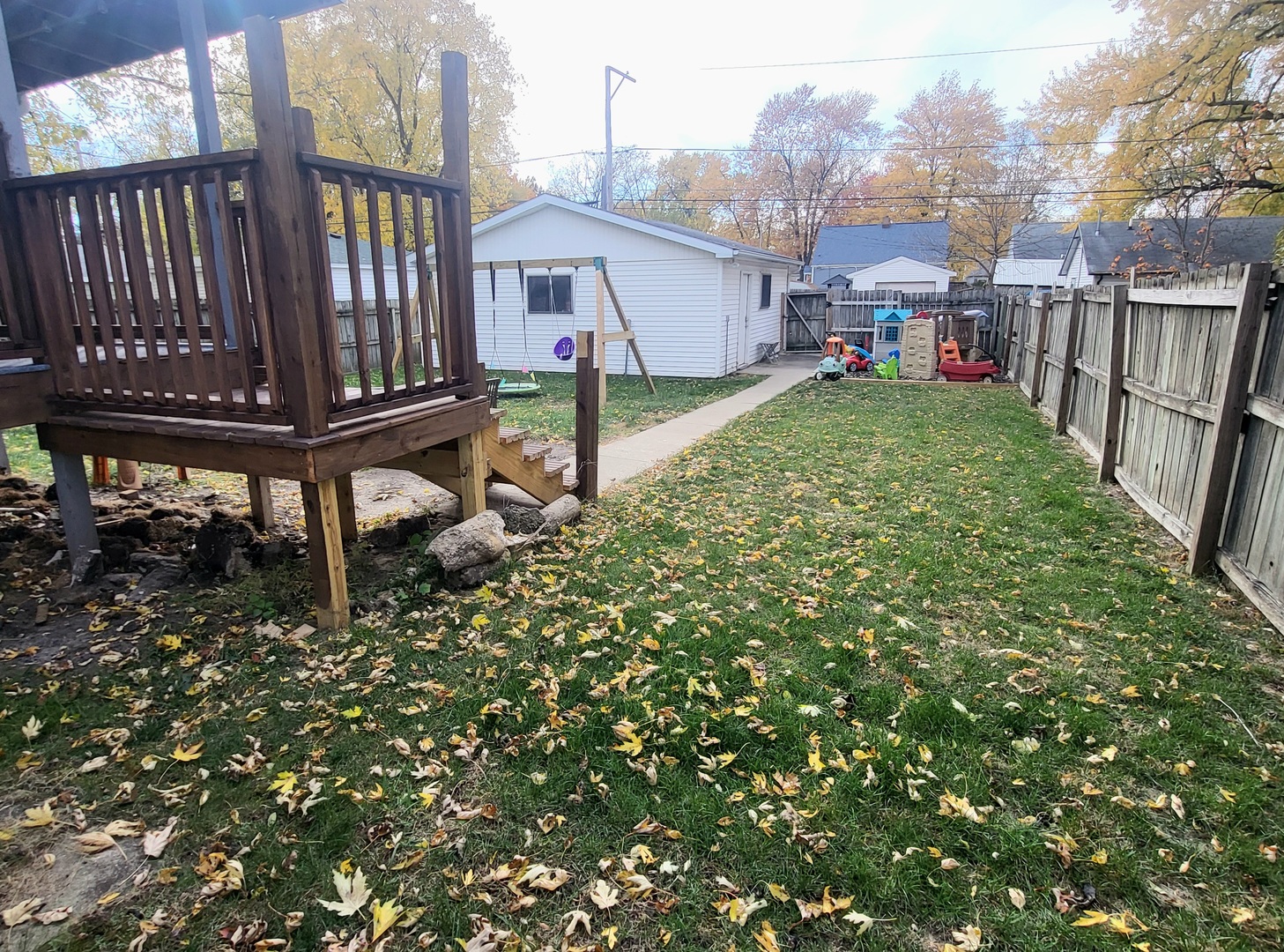 623 South Yates Avenue Kankakee, IL 60901 - Photo 16 of 17 a view of a chairs in a backyard