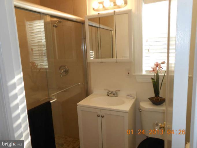 3203 Gunston Road, Unit 11032 Alexandria, VA 22302 - Photo 9 of 20 a bathroom with a sink a toilet and shower