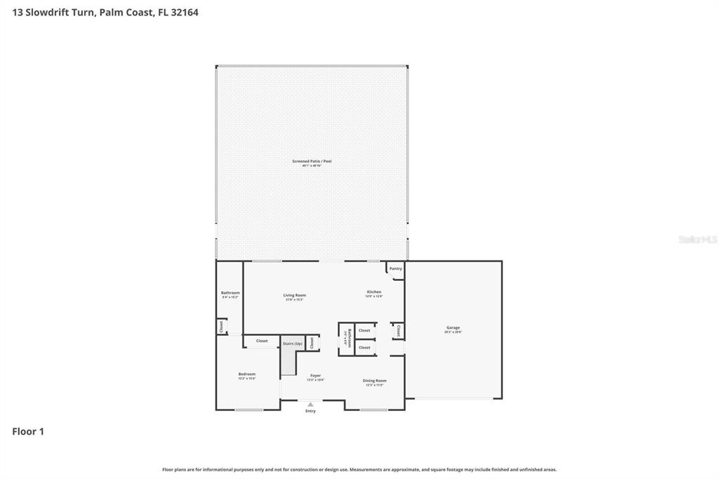 13 Slowdrift Palm Coast, FL 32164 - Photo 56 of 58 a picture of a floor plan