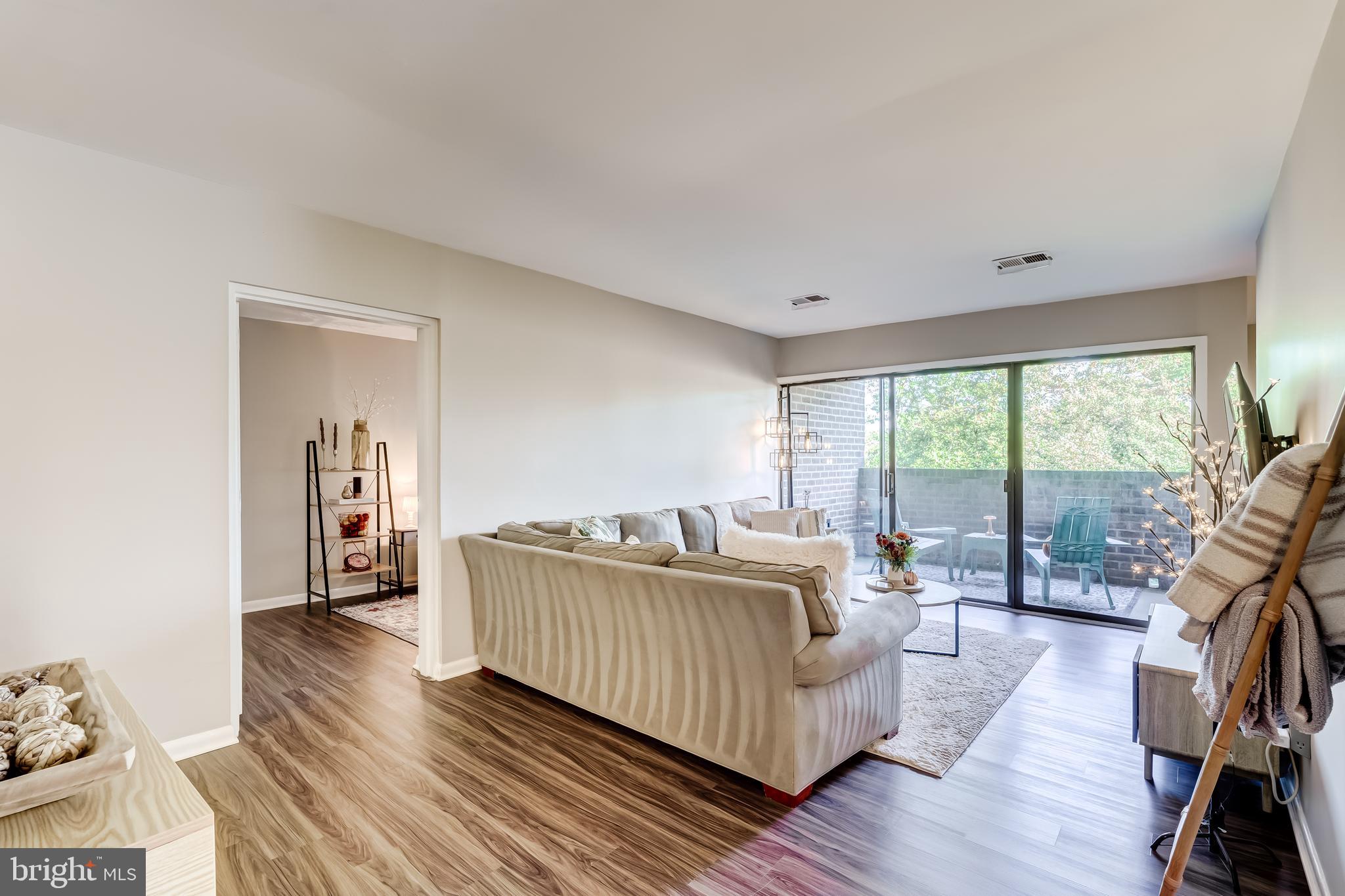 11260 Chestnut Grove Square, Unit 339 Reston, VA 20190 - Photo 4 of 30 Spacious Living Area and Balcony & Bedroom 2