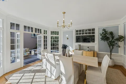 a kitchen with a cabinets and window