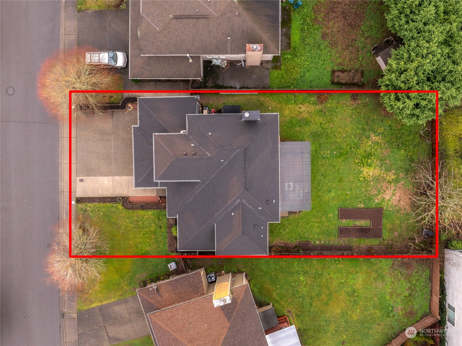 10232 Southeast 185th Place Renton, WA 98055 - Photo 40 of 40 an aerial view of a house with a yard and pool