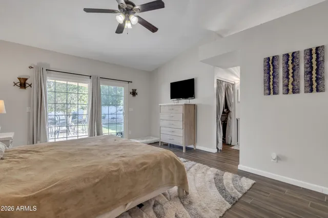 a bathroom with a sink double vanity and a mirror