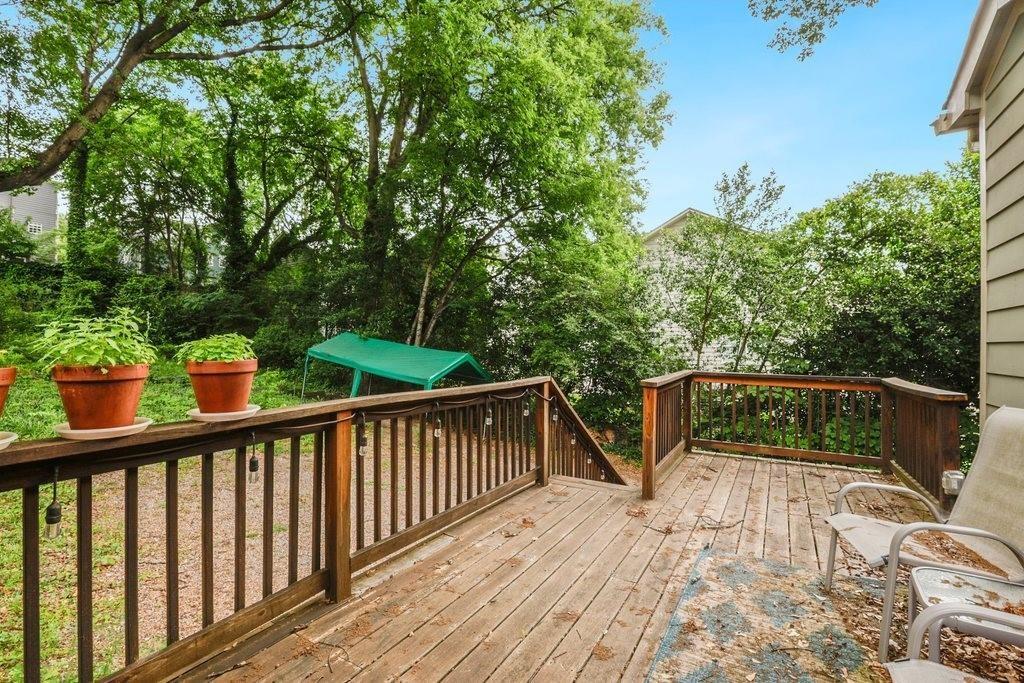 677 Holmes Street Northwest Atlanta, GA 30318 - Photo 27 of 31 a view of balcony and deck