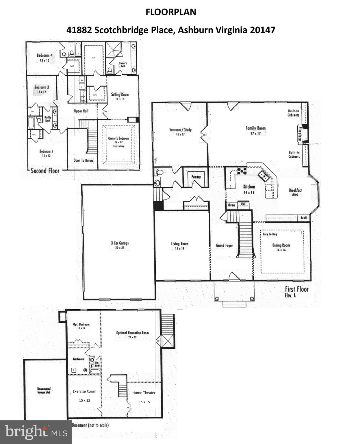 41882 Scotchbridge Place Ashburn, VA 20148 - Photo 89 of 89 Floorplan