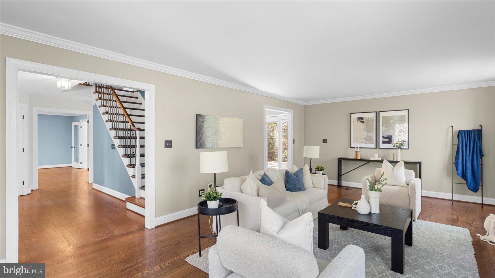9 Nantucket Garth Phoenix, MD 21131 - Photo 5 of 52 a living room with furniture and wooden floor