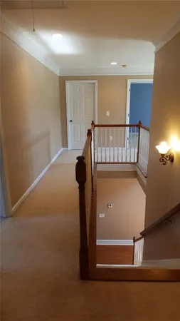 a view of a livingroom with a window