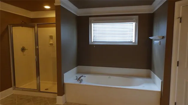 a view of a room with an empty room