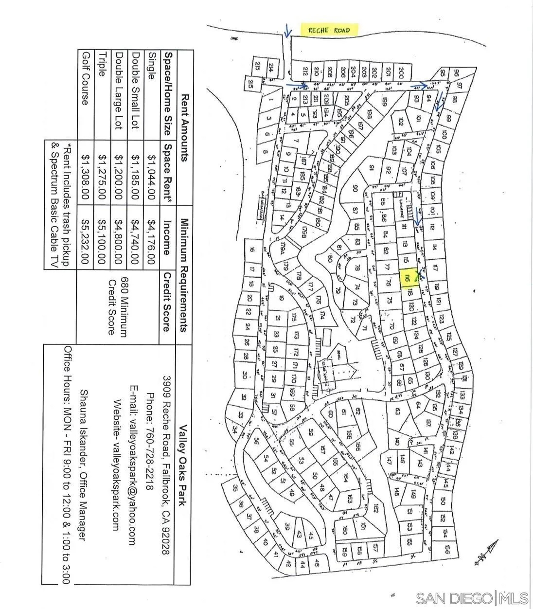 3909 Reche Road, Unit SPC 116 Fallbrook, CA 92028 - Photo 27 of 27 a picture of a bathroom with a shower