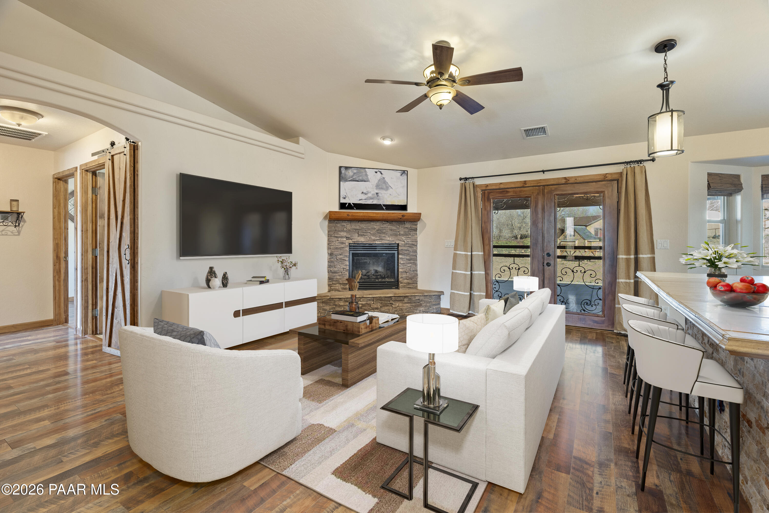 25820 Merlot Lane Paulden, AZ 86334 - Photo 3 of 55 a living room with furniture and a flat screen tv
