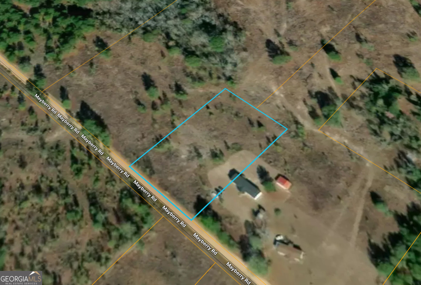 0 Mayberry Road Dublin, GA 31021 - Photo 2 of 2 an aerial view of a house with a yard