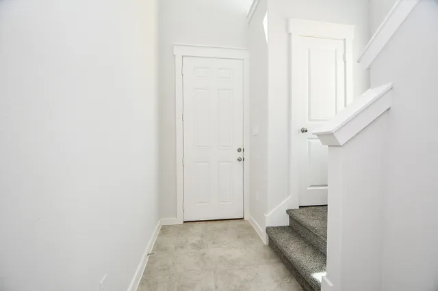 a view of an empty room