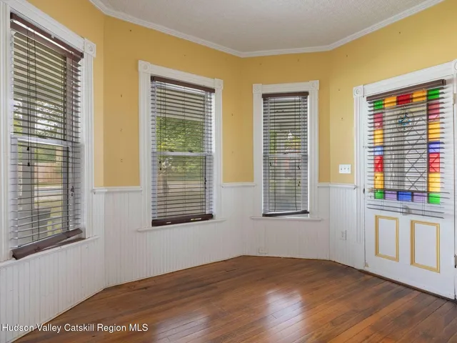 a view of front door of house