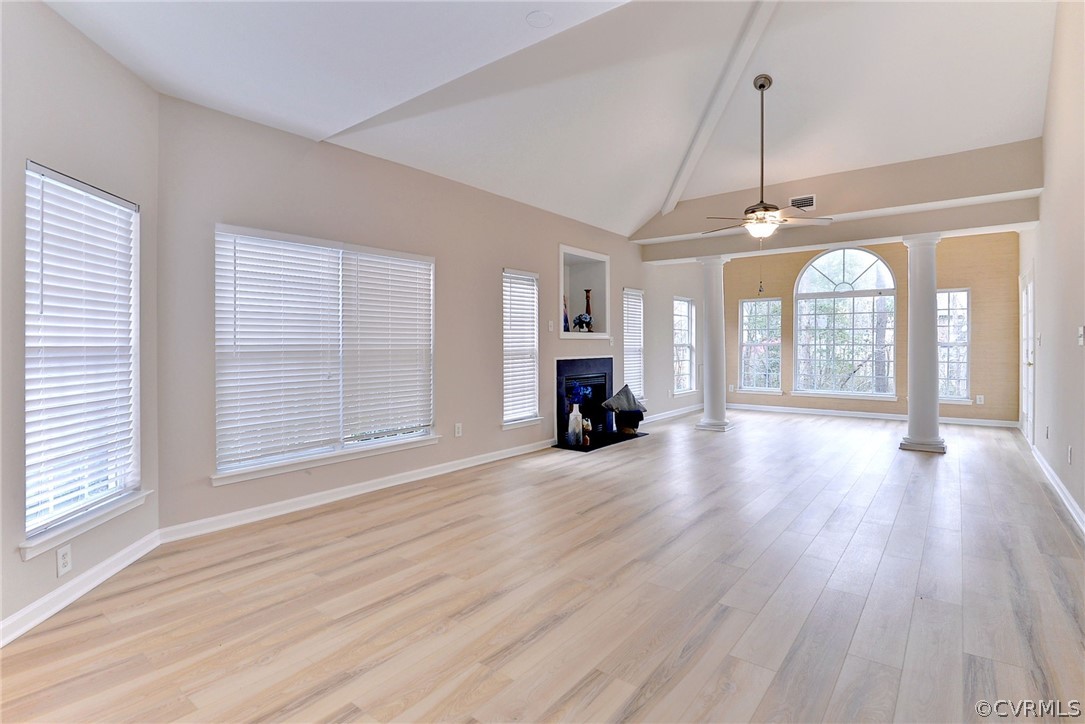 4415 Wind River Run Williamsburg, VA 23188 - Photo 36 of 36 a view of an empty room with wooden floor and a window
