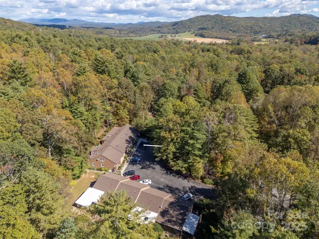 a view of a yard with an outdoor space