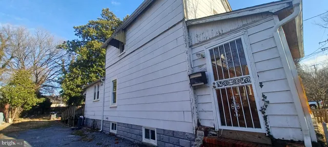 a view of a door of the house