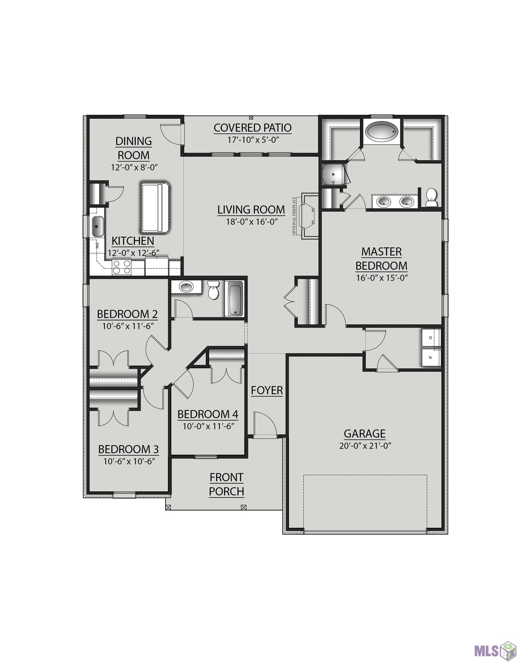 64324 Taylor Farms Road Pearl River, LA 70452 - Photo 7 of 7 RIPLEY V G - FLOOR PLAN