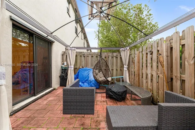 a view of outdoor space and deck