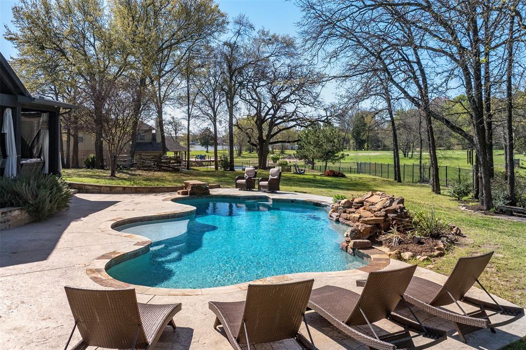 107 Nautical Point Mabank, TX 75143 - Photo 34 of 36 a view of a swimming pool with a patio
