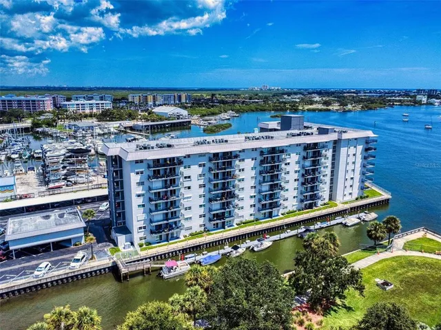 a view of a city with tall buildings