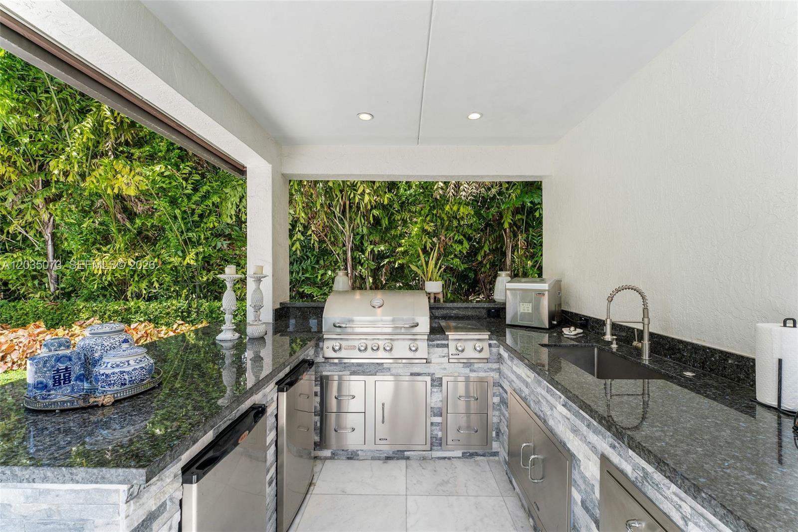 13470 Southwest 32nd Street Miami, FL 33165 - Photo 51 of 60 Gazebo with summer kitchen