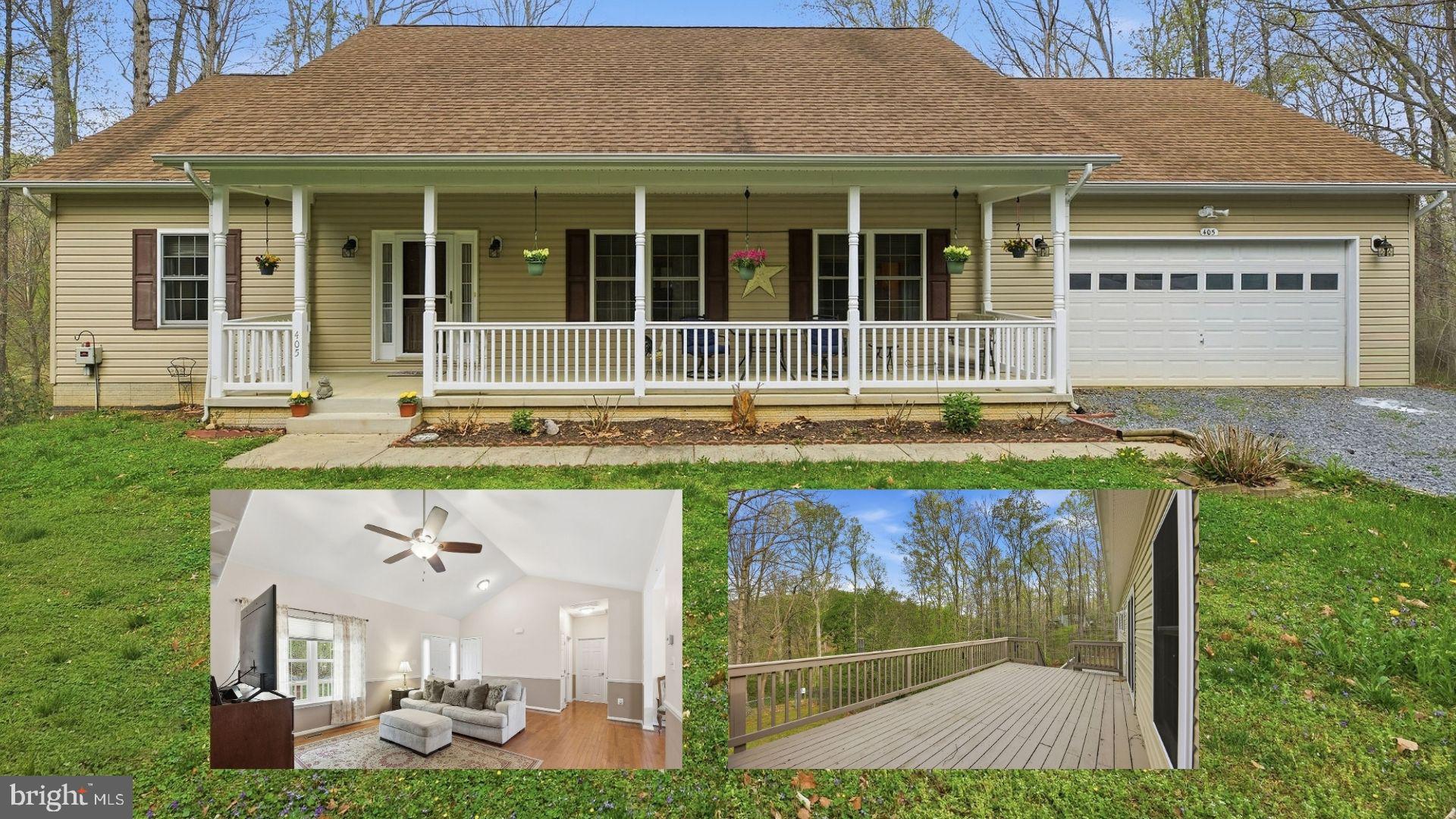 405 Ball Road St. Leonard, MD 20685 - Photo 1 of 40 front view of a house with a yard