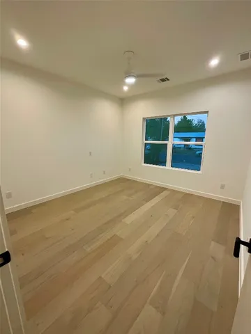 wooden floor in a room