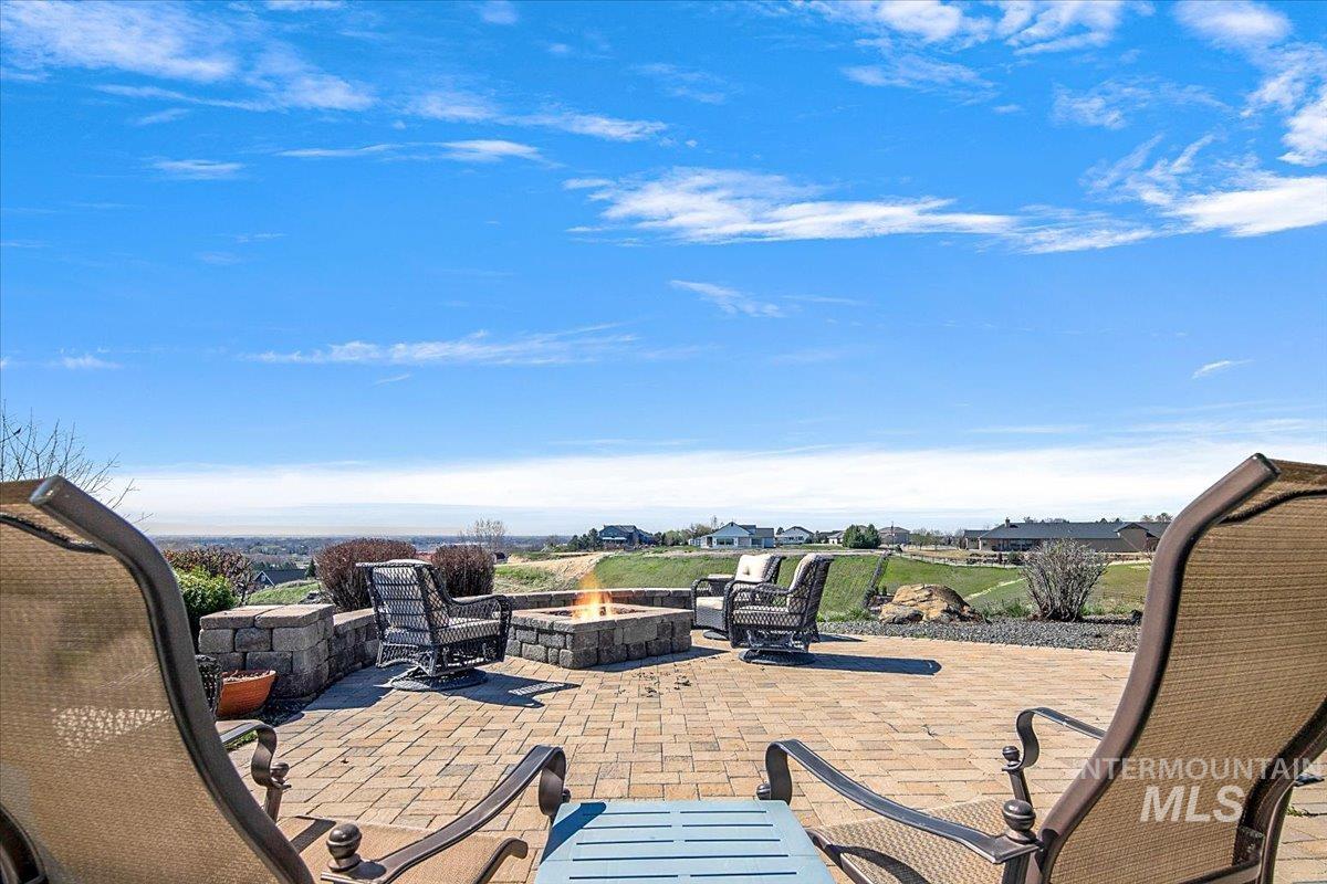 24053 Pheasant Ridge Court Middleton, ID 83644 - Photo 40 of 50 View of patio / terrace with a fire pit