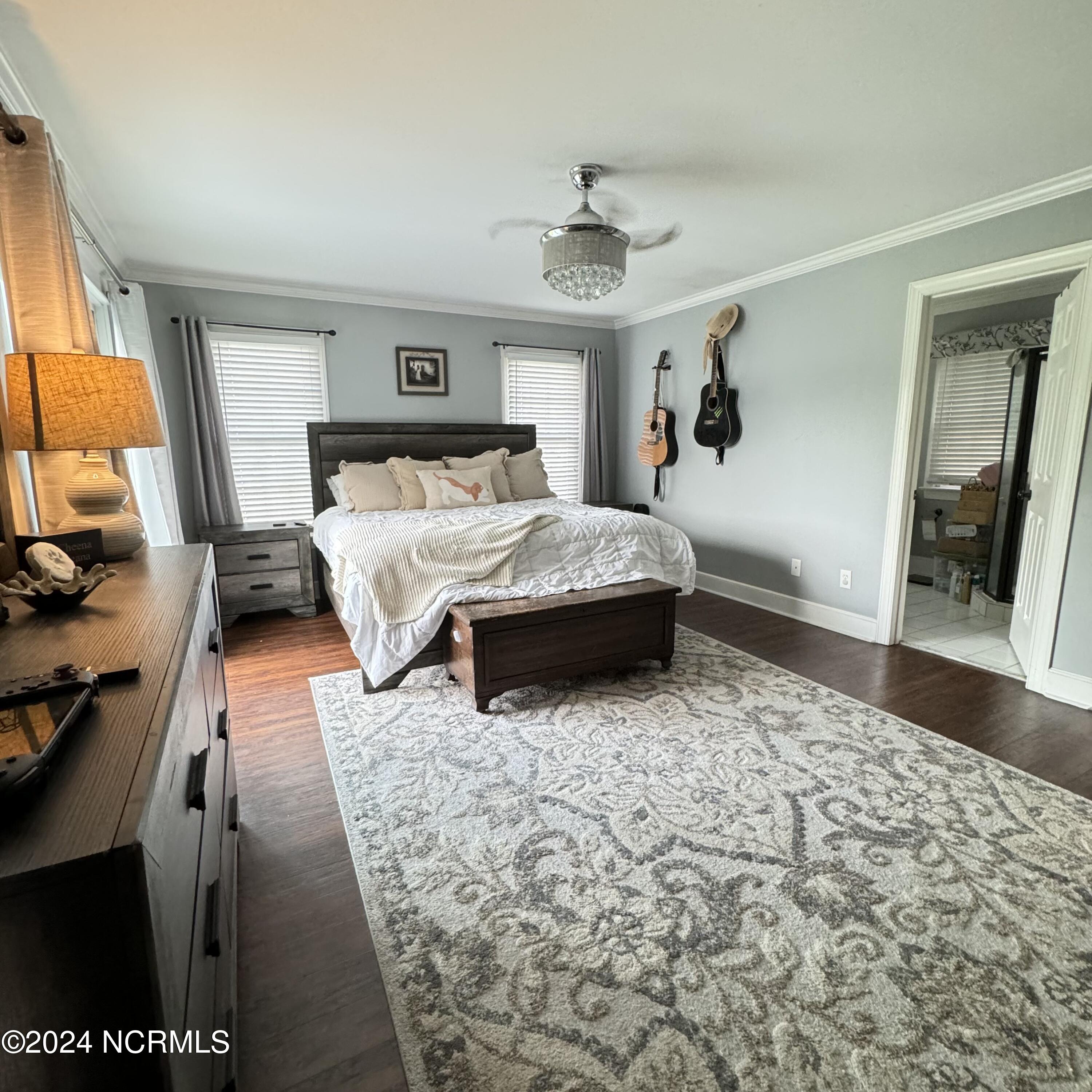 125 Saddle Ridge Road Kinston, NC 28501 - Photo 25 of 36 The large owner's bedroom is on the opposite side of the home from the other two bedrooms.