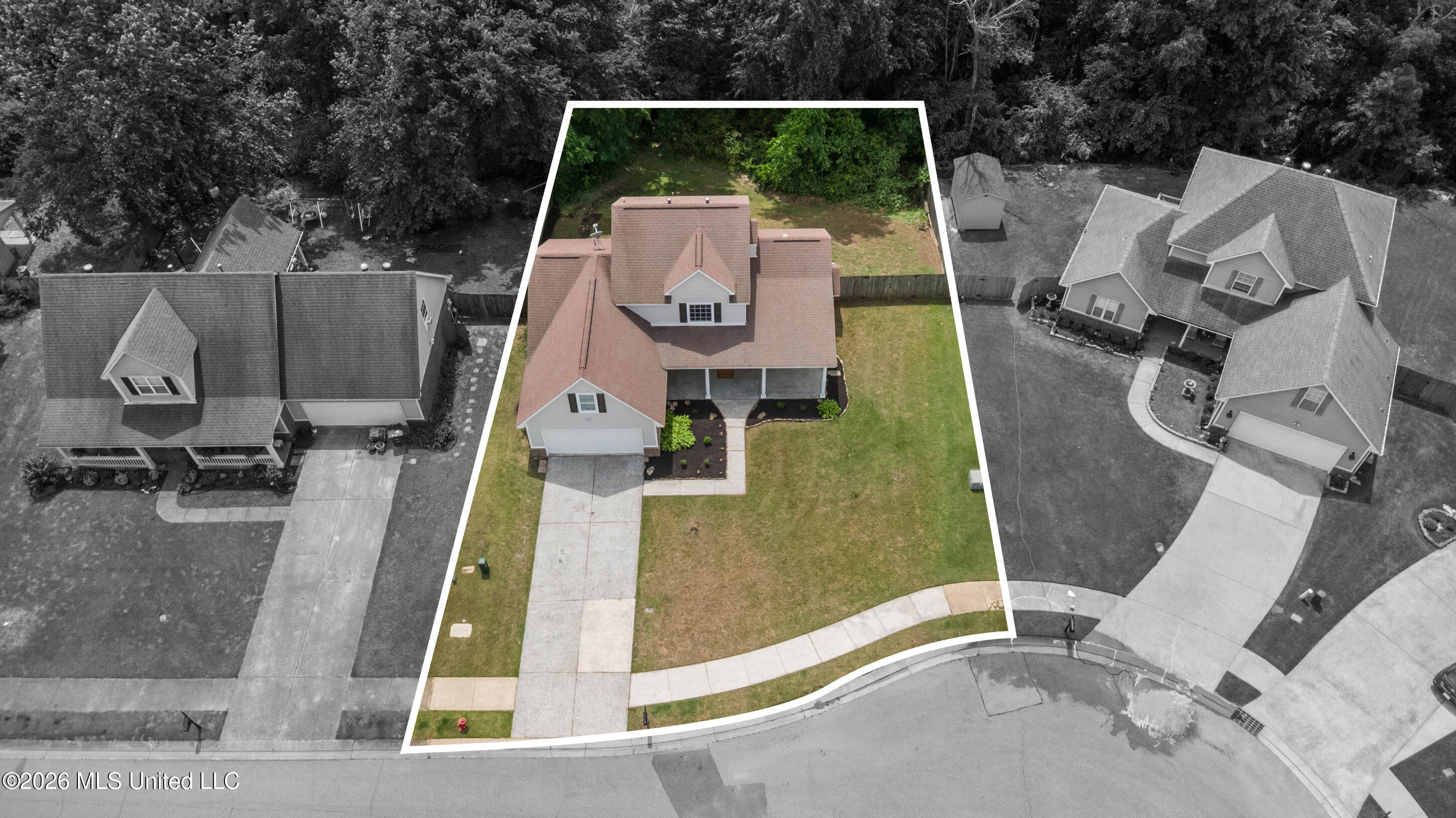 9837 Alexanders Ridge Drive Olive Branch, MS 38654 - Photo 5 of 30 DJI_0033_print lot lines
