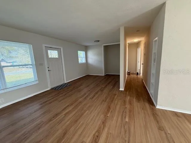 wooden floor in an empty room