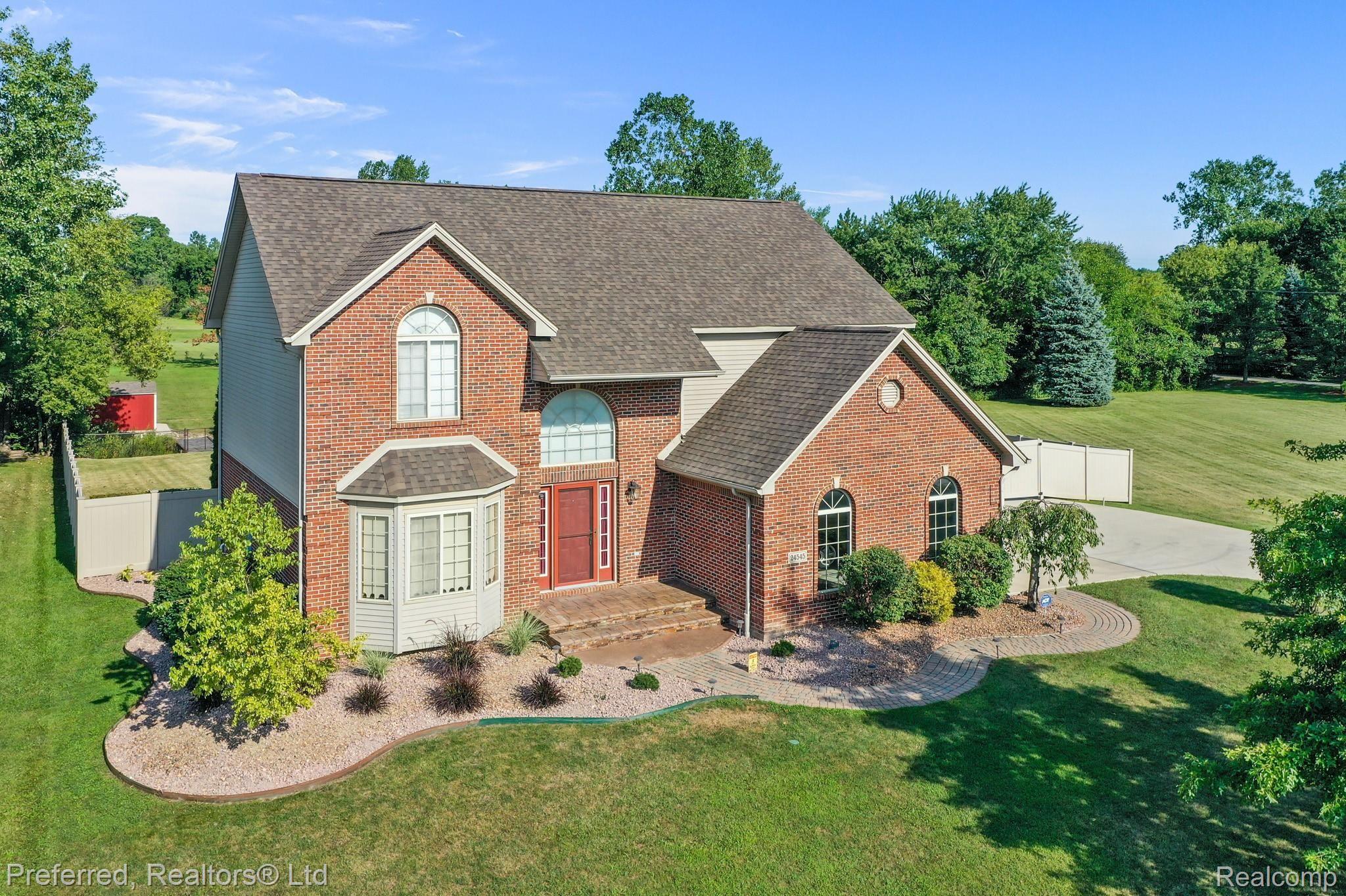 24545 Merriman Road New Boston, MI 48164 - Photo 45 of 45 Drone Front Pic.jpg