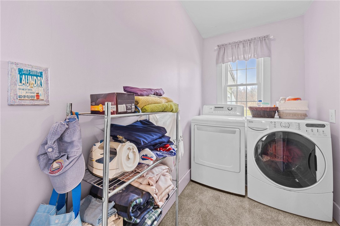 2385 Dow Road York, NY 14533 - Photo 17 of 43 First Floor Laundry
