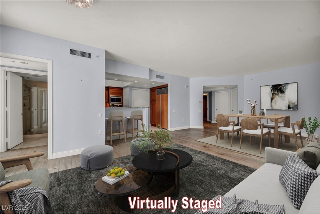 2777 Paradise Road, Unit 301 Las Vegas, NV 89109 - Photo 3 of 36 Living Room, virtually staged