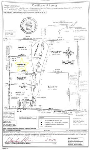 $127,500 | Parcel B North Stephens Road, Custer, MI 49405
