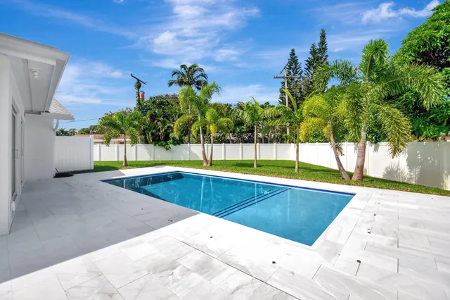 a view of swimming pool with outdoor space
