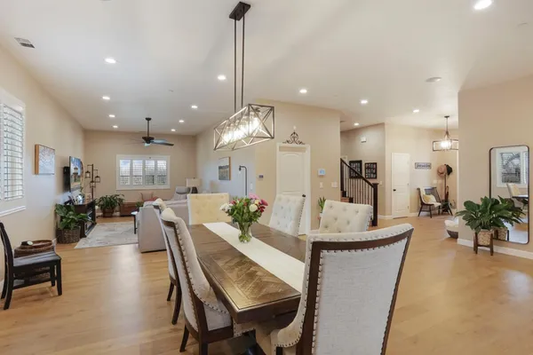 a view of a hallway with workspace