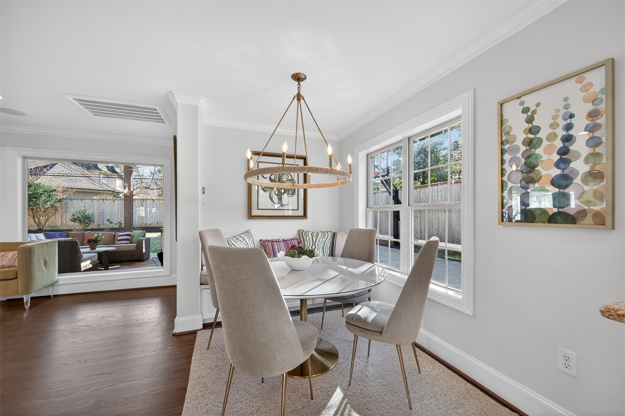 13315 Tosca Lane Houston, TX 77079 - Photo 16 of 42 a view of a livingroom with furniture window and wooden floor