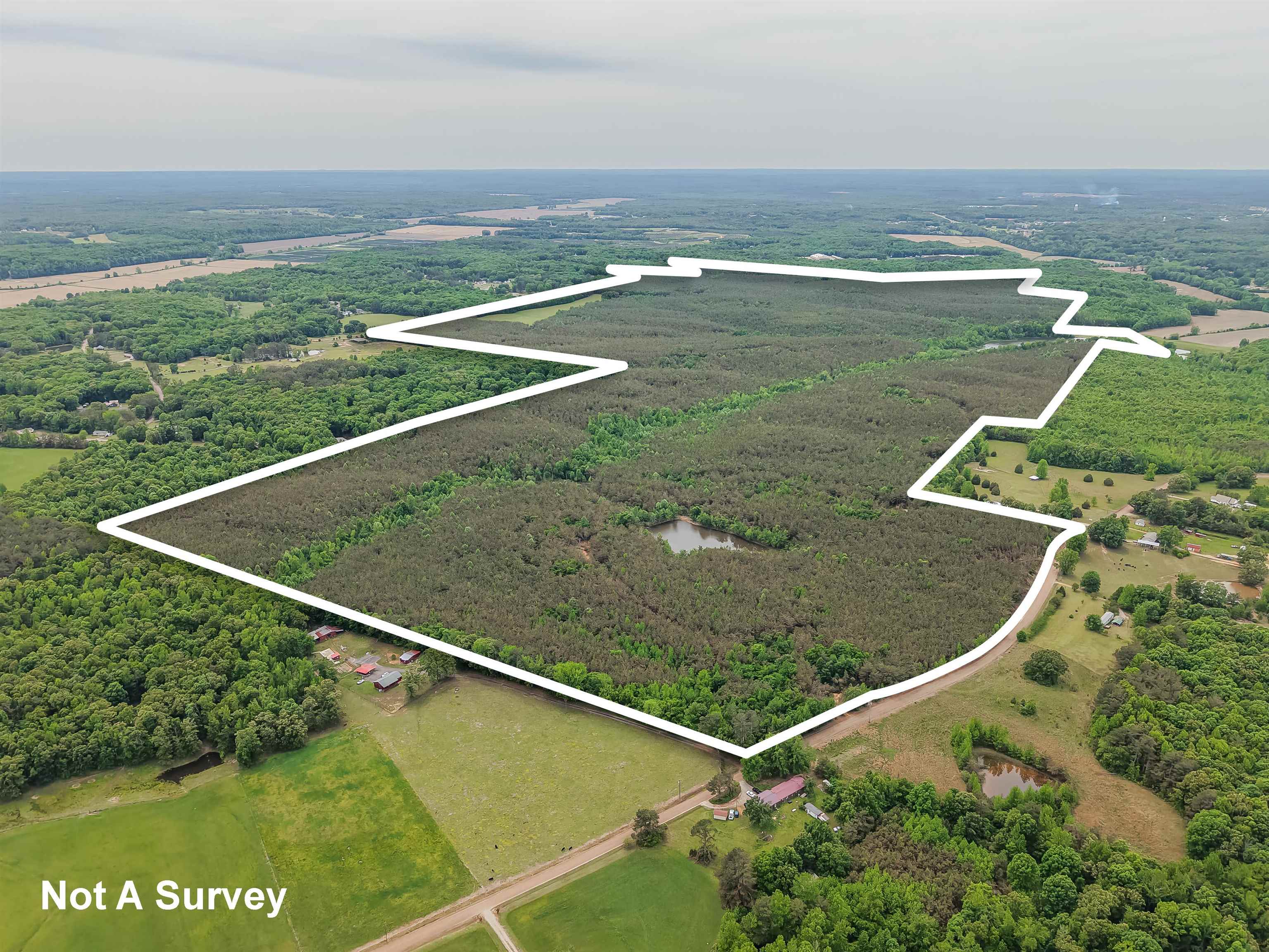 Birds eye view of property with a water view and a rural view