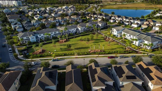 a view of a chairs and table in a patio