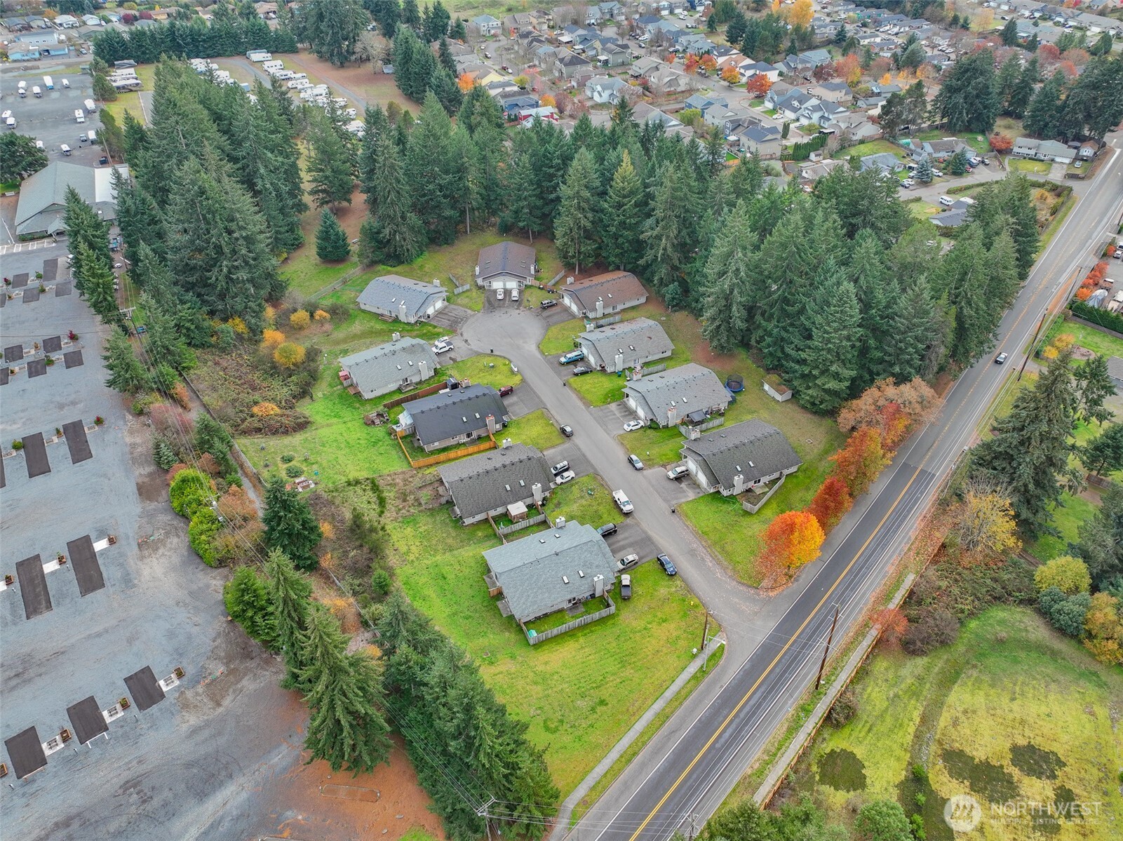9041 Steilacoom Road Southeast Olympia, WA 98513 - Photo 8 of 12 an aerial view of a house