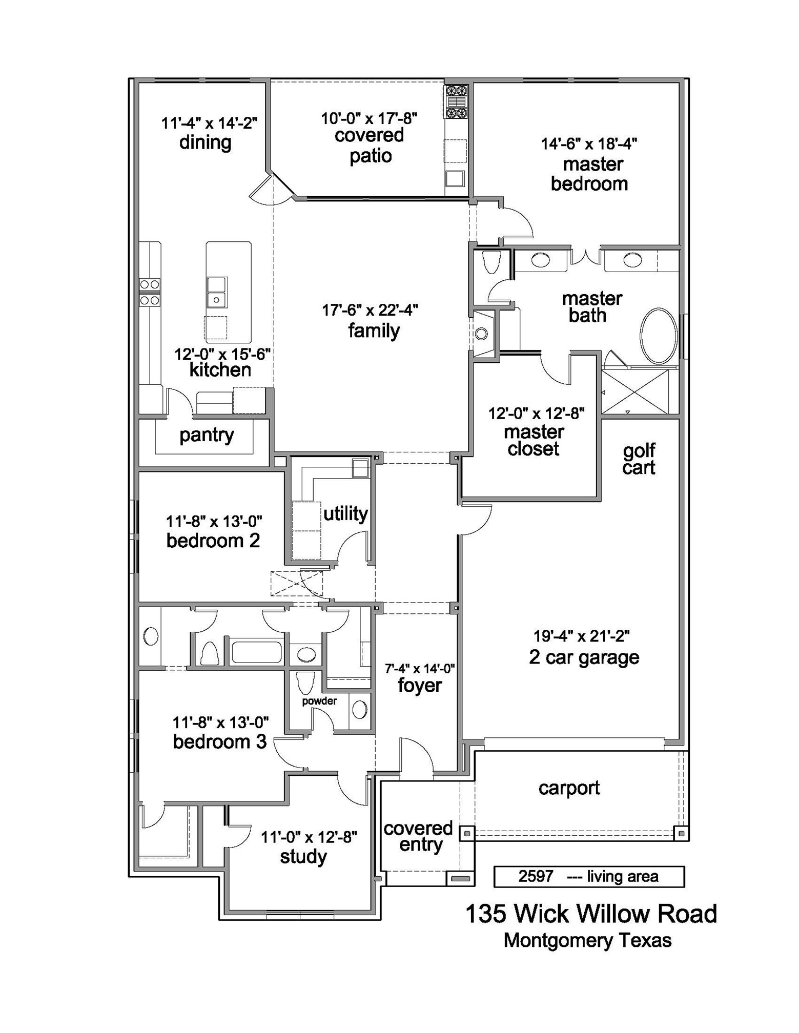 135 Wick Willow Road Montgomery, TX 77356 - Photo 50 of 50 Floor plan