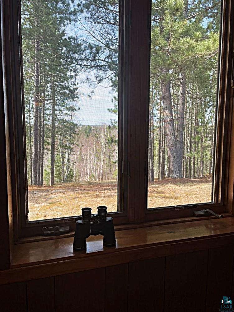 1480 Maijala Road Ely, MN 55731 - Photo 20 of 58 Wood-framed windows overlooking a natural wooded landscape