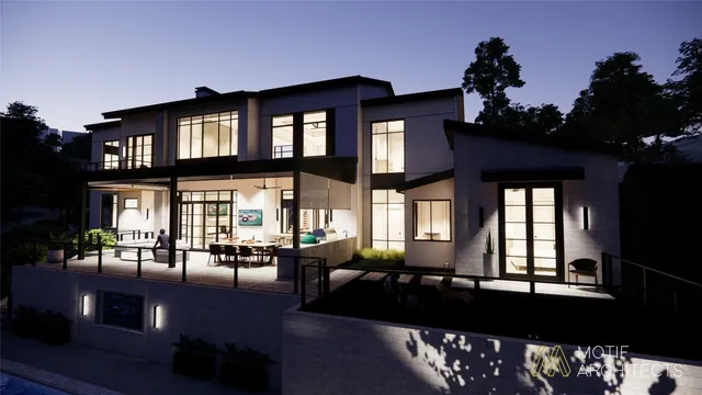 a view of front a house with a sink and a fireplace