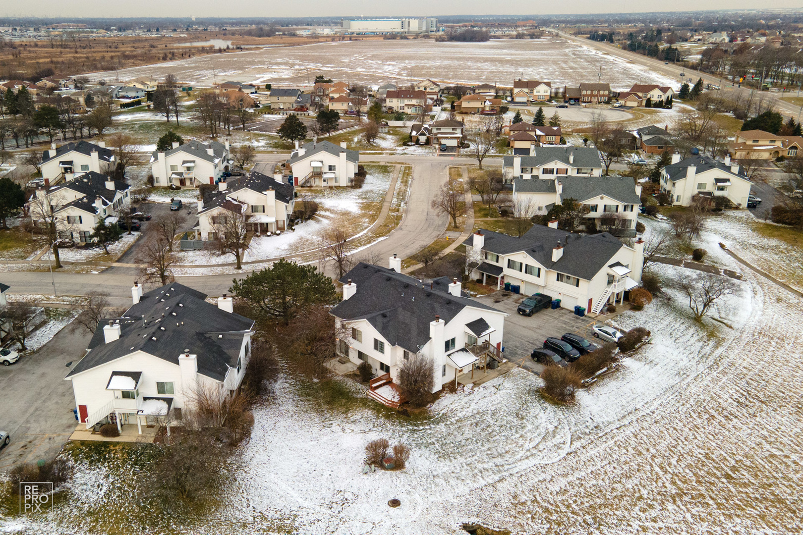45 Churn Road Matteson, IL 60443 - Photo 2 of 14 an aerial view of multiple house